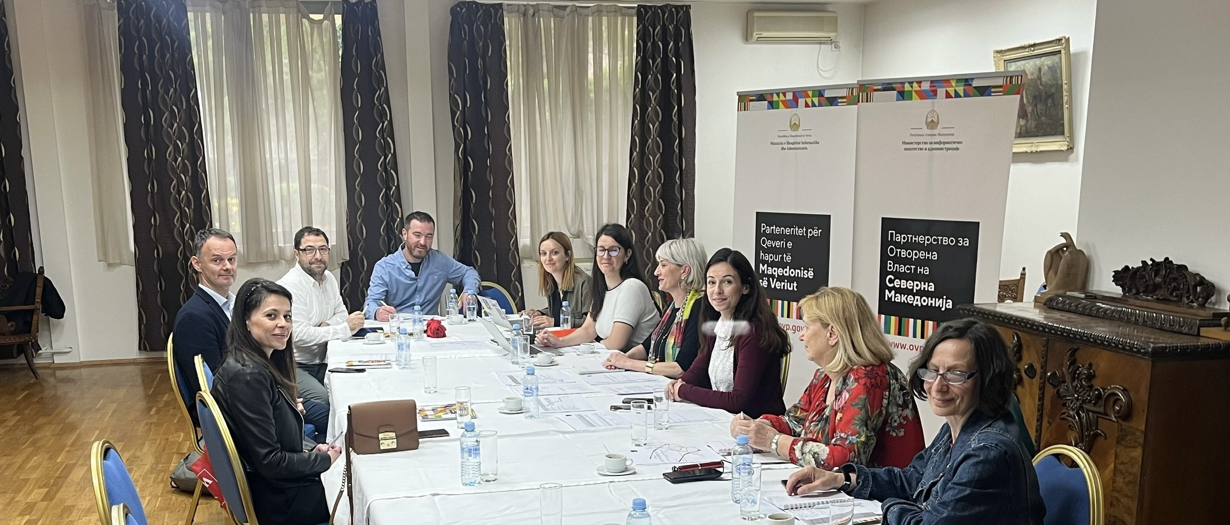 Одржани работни средби со Работната група со сите чинители за спроведување на Националниот Акциски план за Партнерство за отворена власт 2024-2026 година